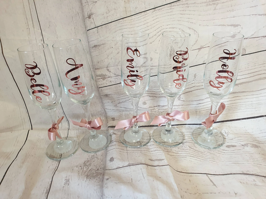 Champagne Flute. Personalised