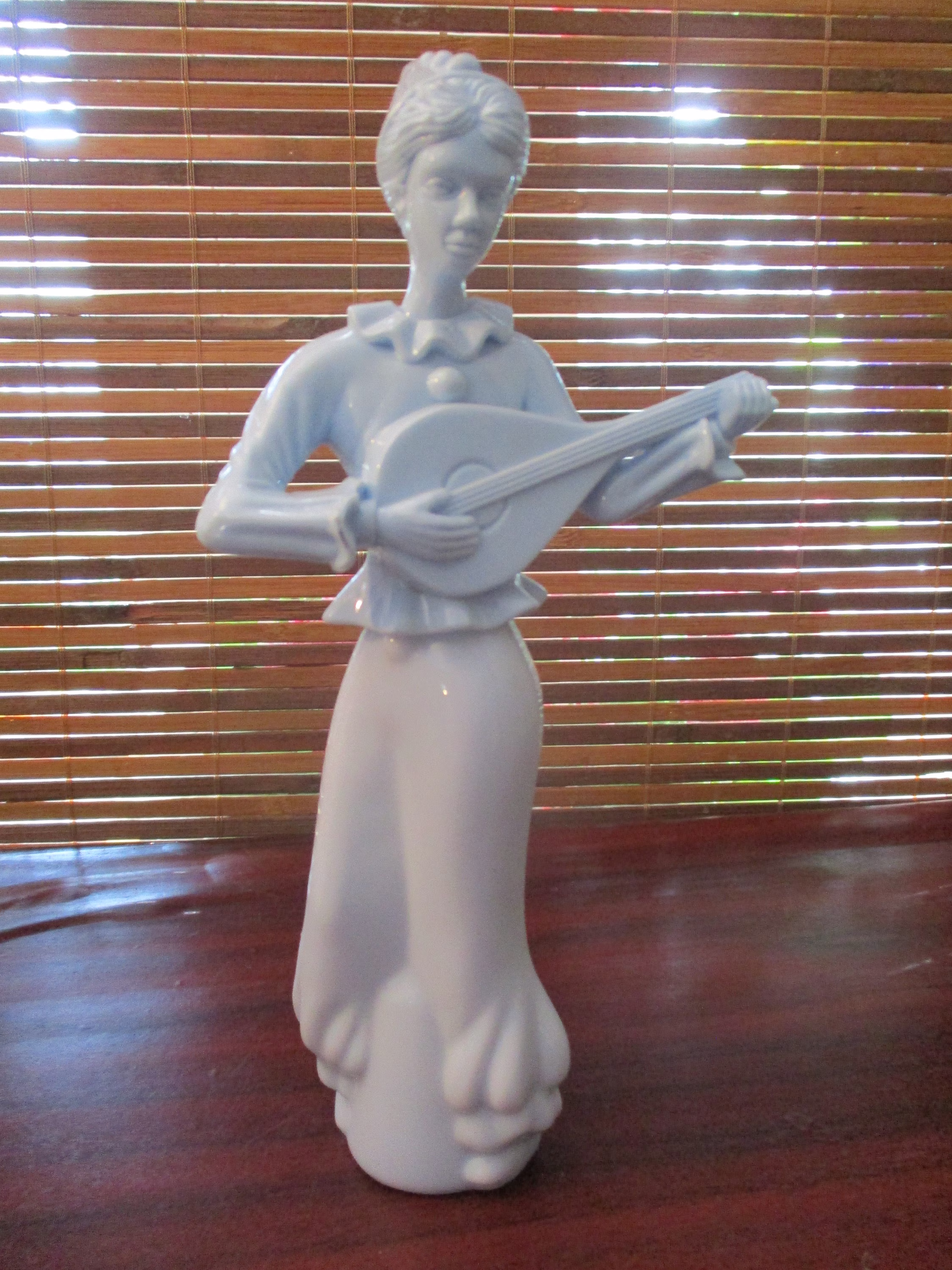 Avon Vintage Lady Clown Blue Perfume Bottle - Charisma