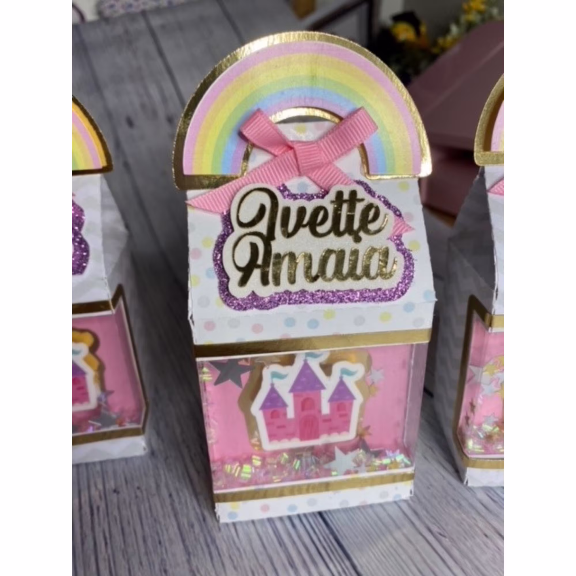 6 Custom Party Favors, Personalized Milk Boxes, Supplies, Party Flavor, Candy Bar Personalized Box, Treat Boxes Decor