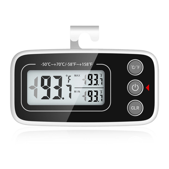 Refrigerator Thermometer Freezer Temperature Meter Sensor LCD Digital Display High Accuracy Fridge Devices Portable Household