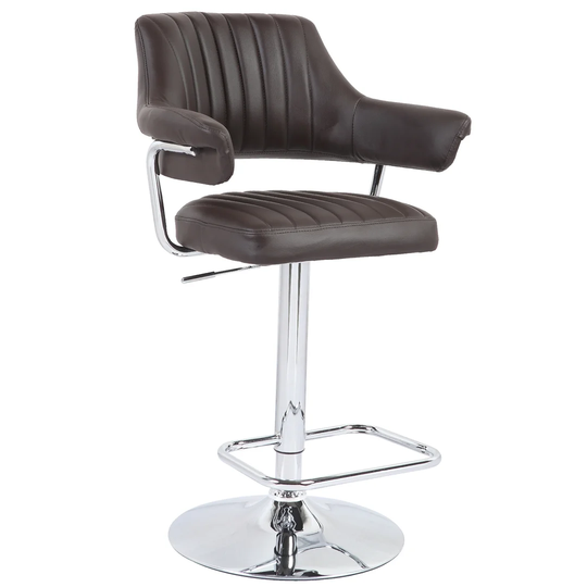 Tyonna Height Adjustable Swivel Bar Stool