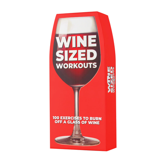 Gift Republic Wine Glass Workouts 100 Trivia Cards