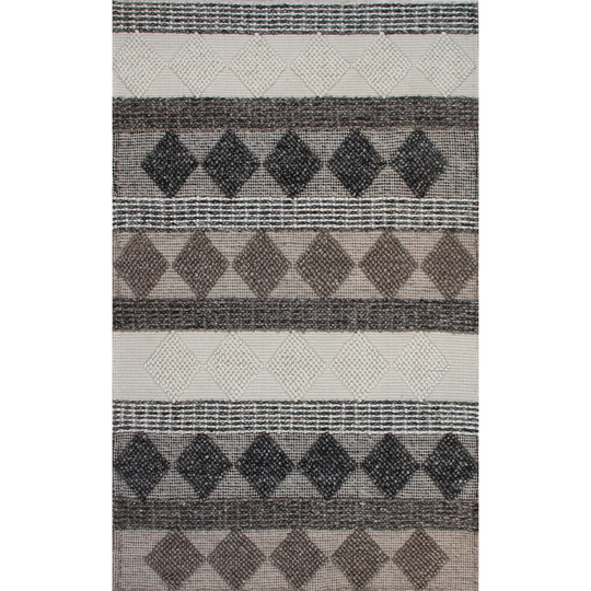 Ryker Handwoven Wool Brown/Grey Rug