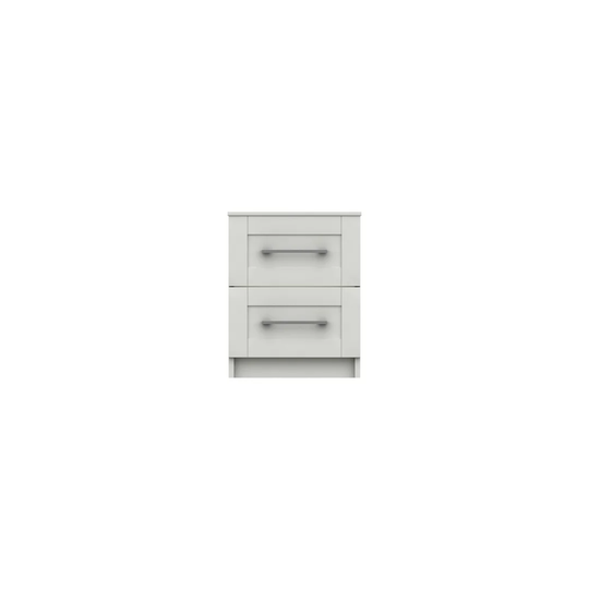 Niemeyer 2 Drawer Bedside Table