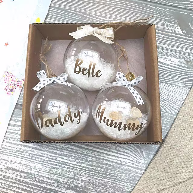 Christmas Bauble Stickers, Name Decals, Diy Labels, Glitter Decor, Personalised Home Organizing, Gift Glass Decals