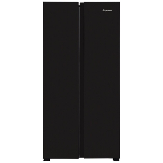 Fridgemaster MS83430FFB American Fridge Freezer - Black