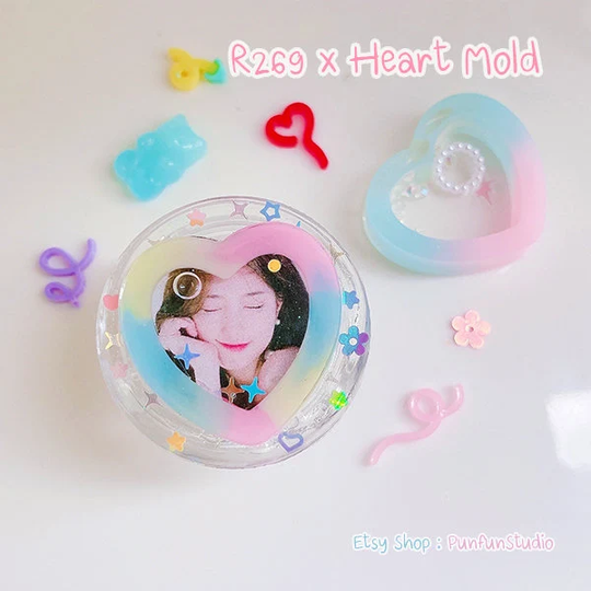 R269 X Heart Shaker Mold + Free Csm/Phone Grip Silicone