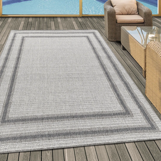 Caitlynn Flatweave Cream/Grey Rug