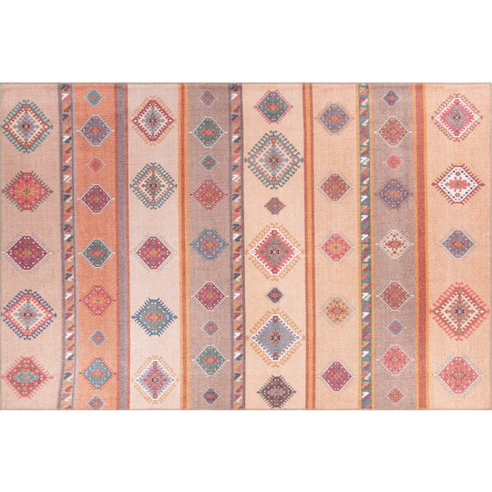 Mcclure Orange/Red/Purple Rug