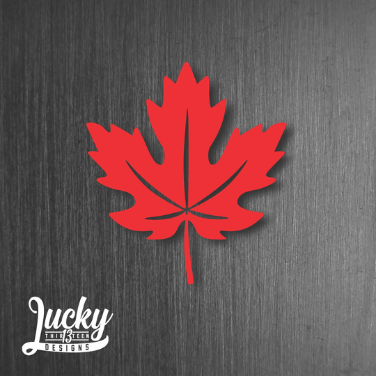 Maple Leaf Vinyl Decal