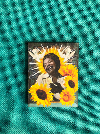 Poetic Angel Wooden Needle Minder | Large Needle/Coverminder