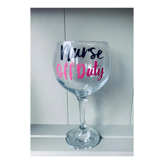 Nurse Of Duty Glass, Gift, Retirement New Job Gift