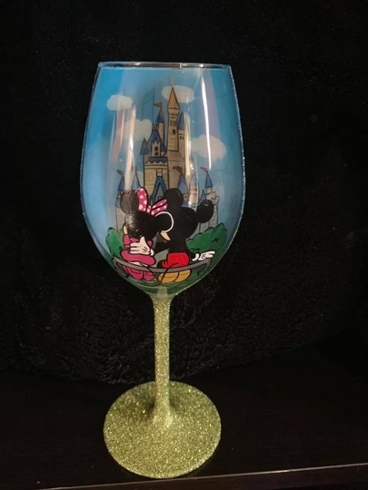 Minnie & Mickey 3D Castle Glass