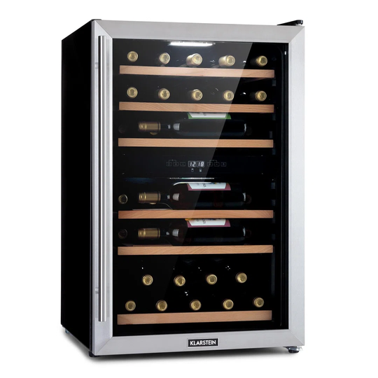 Vinamour 37 Bottle Dual Zone Freestanding Wine Refrigerator