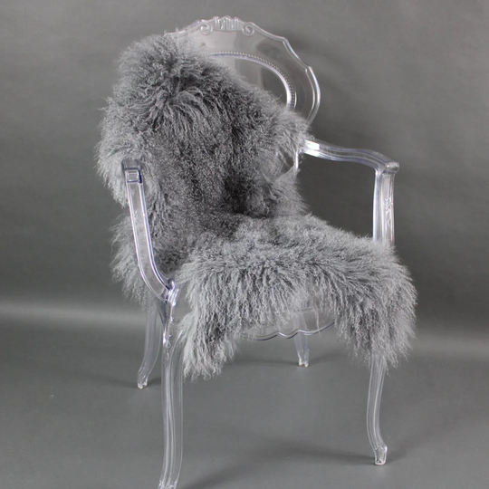 Ennis Sheepskin Steel Grey Rug
