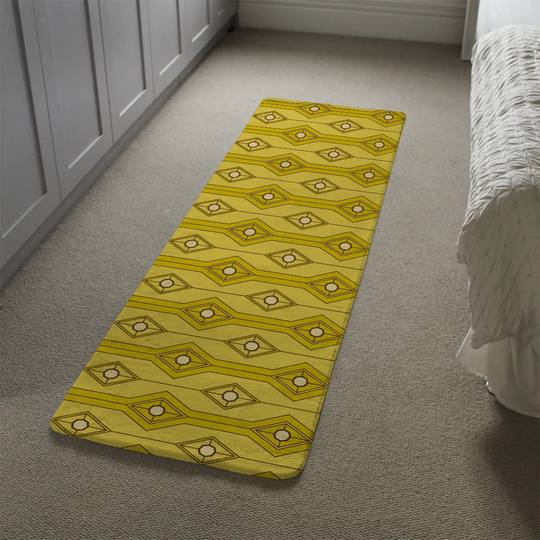 Khoury Shaggy Yellow Rug