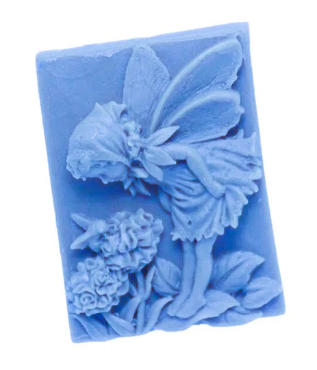 Beautiful Peony Flower Fairy Silicone Soap, Sugar Craft Mould/Mold 8 X 5.5 2.5cm Approx 85Ml Capacity - Melt & Pour Or Cold Process