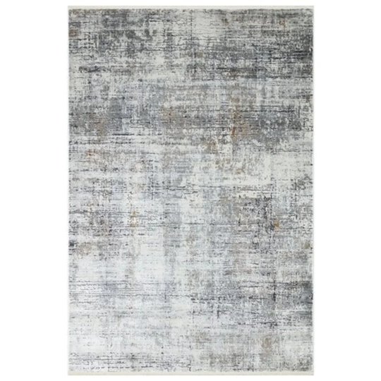 Zipporah Machine Woven Light Grey Rug