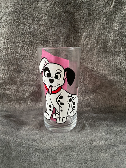 Dalmatian Tumbler Hand Painted