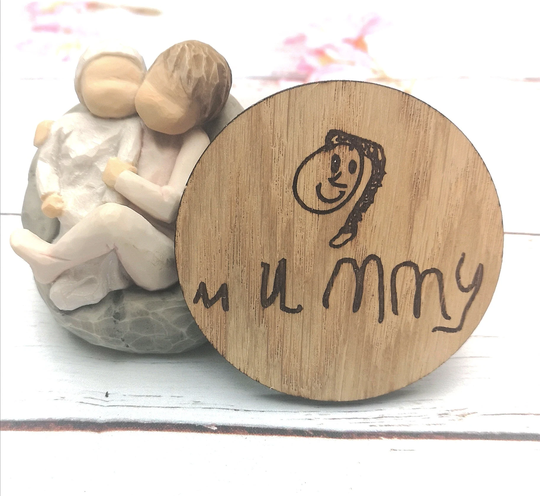 Wooden Handwriting Magnet, Personalised Gift For Mum, Custom Gifts Her, Birthday Gifts, Mother's Day
