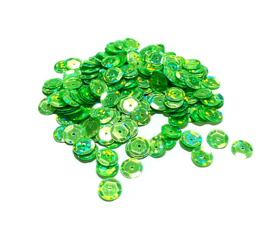 Hologram Lemon Lime Sequins Multiple Sizes Available