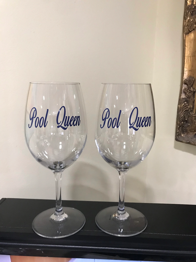 Set Of 2 Elegant Tritan Shatterproof Wine Glasses | Monogrammed Or Not Free Shipping