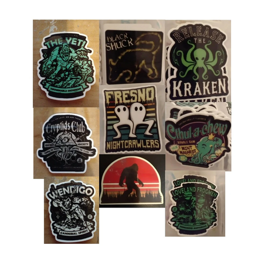 Cryptids Needleminder - Bigfoot, Yeti, Frogman, Black Shuck, Nightcrawlers, Club, Wendigo, Cthuluhu