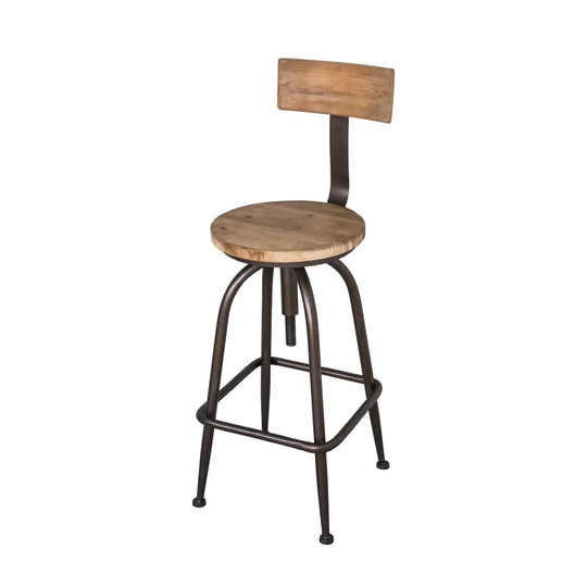 Eleanor Height Adjustable Bar Stool