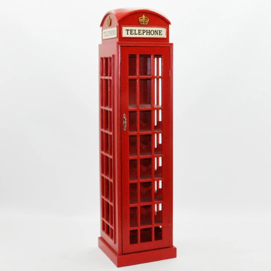 Farmington Telephone Box 28 Bottle Wine Cabinet