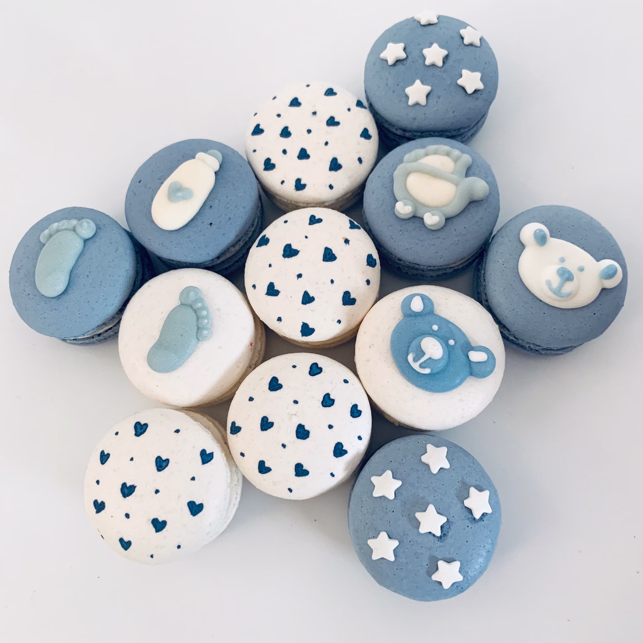 Baby Showers Macaron, Gender Reveal Macaron Box, New Gift, Parents Present, Mum To Be Box