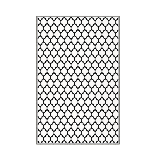 Janna Flatweave Black/White Rug