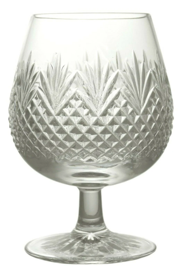 Edinburgh Crystal - Tweed Cut Brandy Glass/Glasses 4 3/4