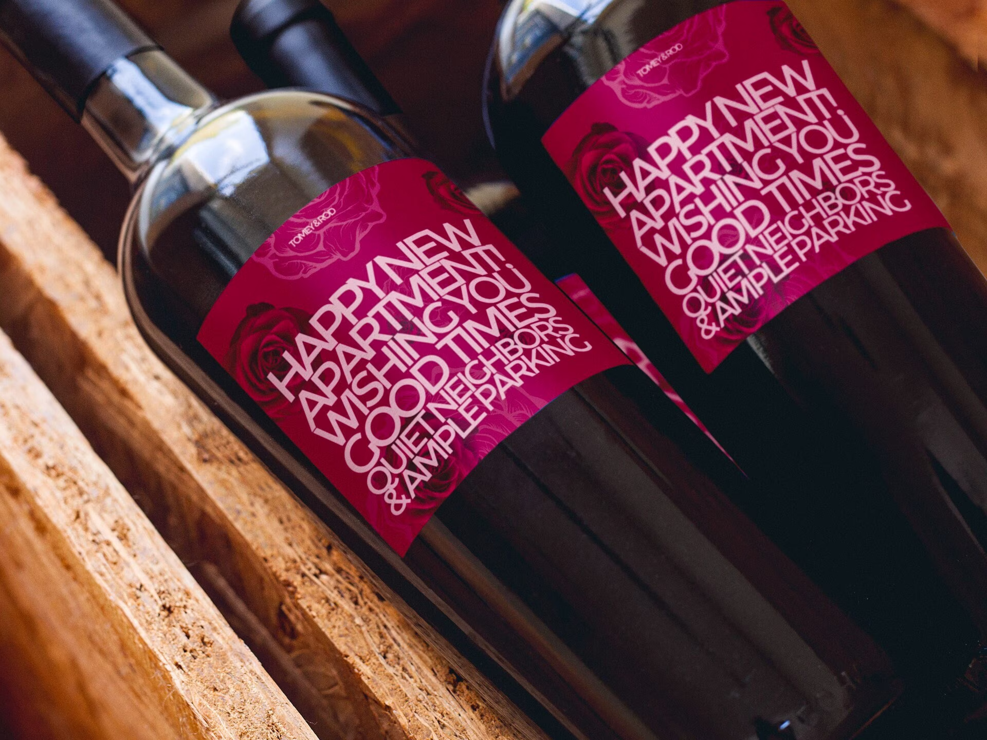 Housewarming Gift | New Apartment Funny Wine Label For Her, Him Home Owner Realtor To Clients