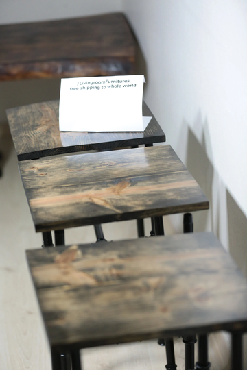 Rustic Industrial Pub Table Stools, Decorative Bar Stool