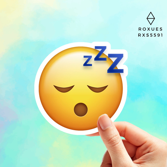 Sleeping Emoji Sticker, Faces, Cool Stickers, Whatsapp Emojis, Stickers For Laptop, Macbook Pro Waterbottle