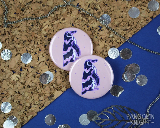 Galapagos Penguin Pin/Magnet