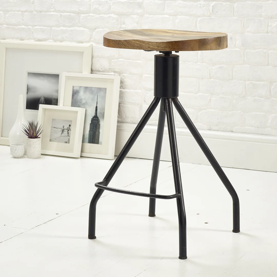 Atoll Height Adjustable Swivel Bar Stool