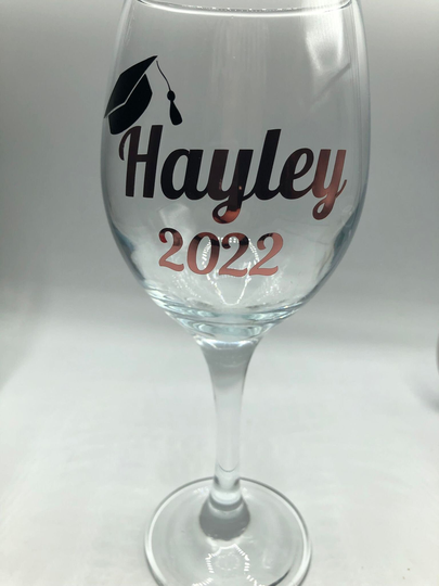 Personalised Prom Glass/Graduation Gift Celebration Grad 2022 Custom