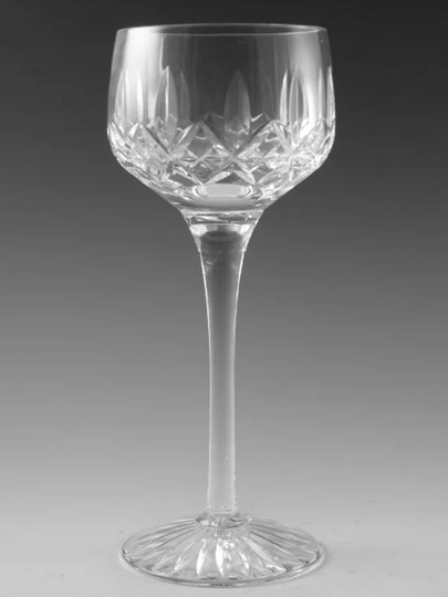 stuart Crystal - Glencoe Cut Hock Wine Glass/Glasses 7 1/2