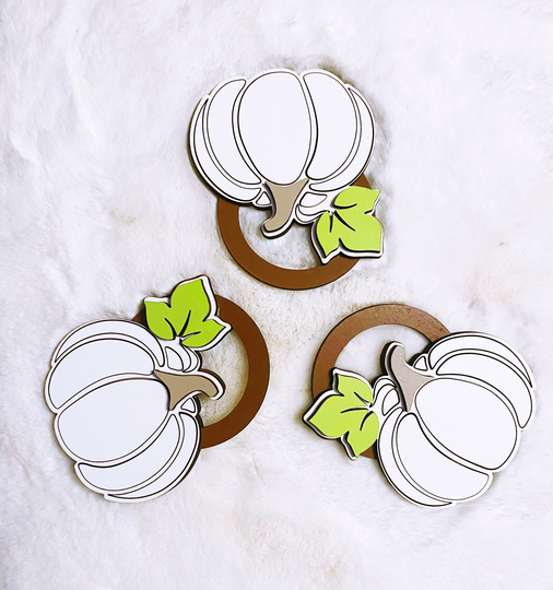Pumpkin Tray Attachments, Mini Sign, Halloween Signs, Decor, Decorations, White Pumpkin Signs