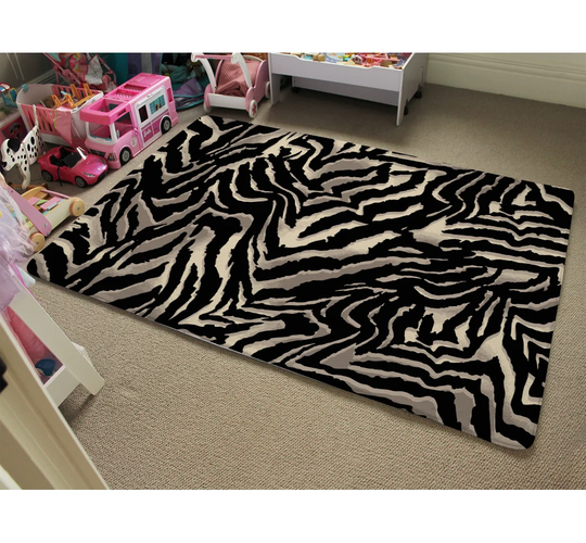 Oliveira Shaggy White Area Rug