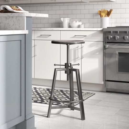 Chino Height Adjustable Bar Stool