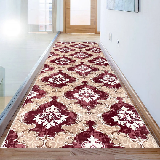 Julianna Flatweave Red/Brown Rug