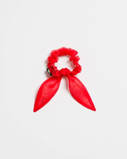 Silk Scrunchie Tie - Susie Q Cherry