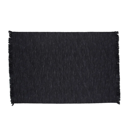 Iagulli Flatweave Black Rug