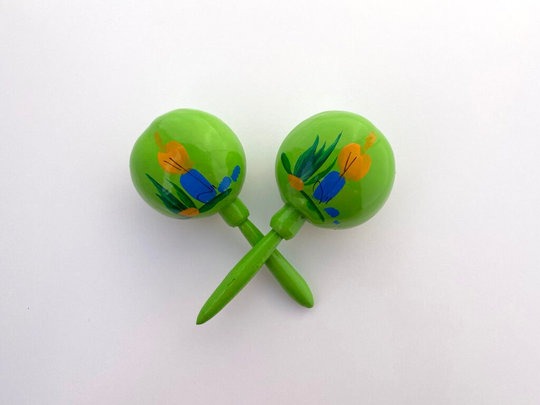 Maracas Lime Green Mexican Fiesta Traditional Party Favor Wedding Favors Birthday Party Gift From Mexico Instrument Shake For A Kiss