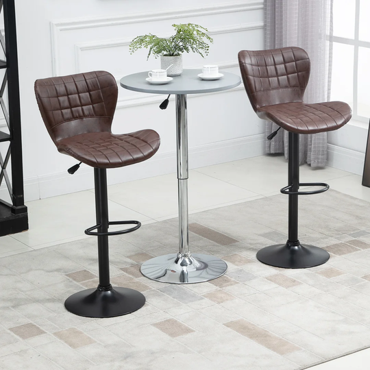 Cissell Height Adjustable Swivel Bar Stool