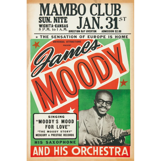 James Moody - Art Print