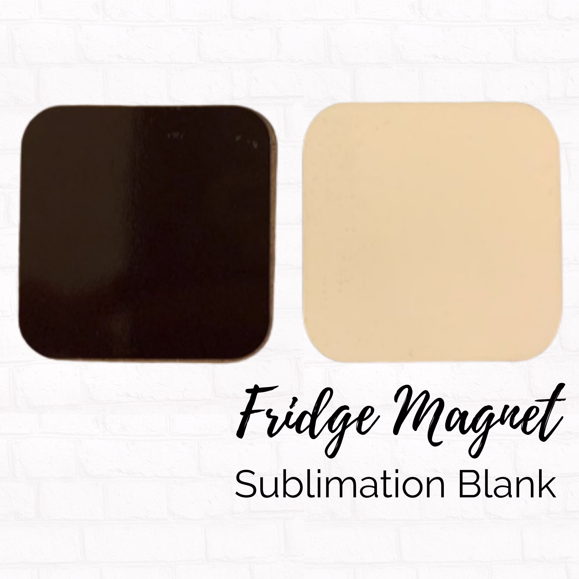 Sublimation Blank Mdf Fridge Magnet - Square