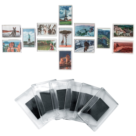 Set of 20 Blank Photo Frame Fridge Magnets by Kurtzy